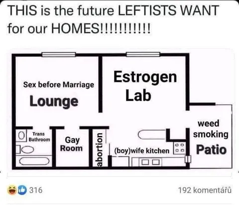 Leftist Dream Home Floor Plan