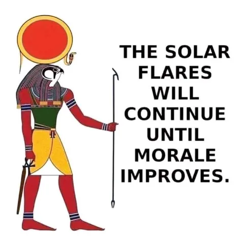Solar Flares Until Morale Improves