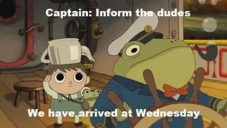 Captain Announces Wednesday Arrival