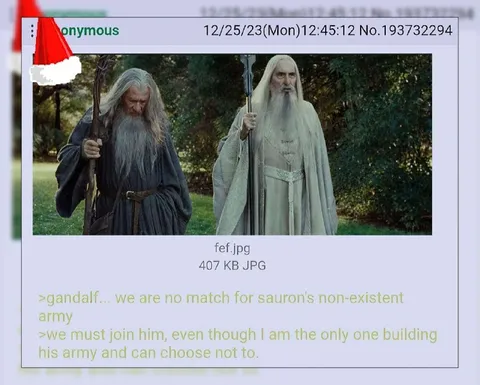 Gandalf Joins Sauron’s Army