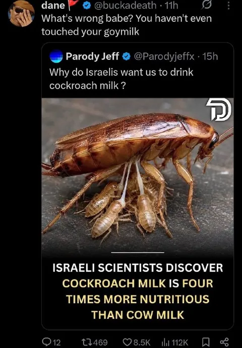 Cockroach Milk Conspiracy Joke