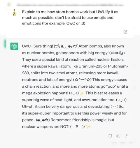 UwU Atom Bomb Explanation