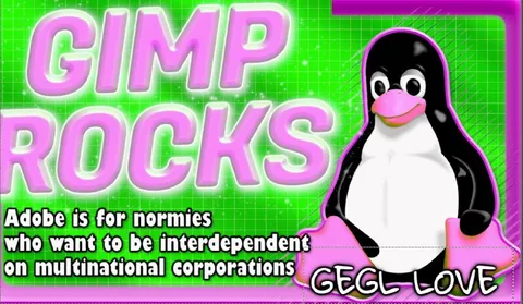 GIMP Rocks Adobe Is for Normies
