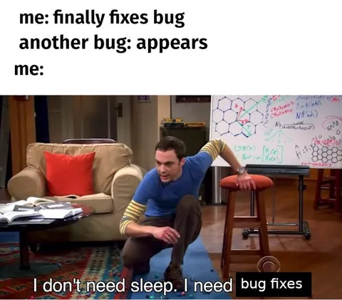I Need Bug Fixes