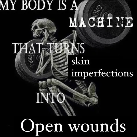 Body Turns Imperfections Into Wounds