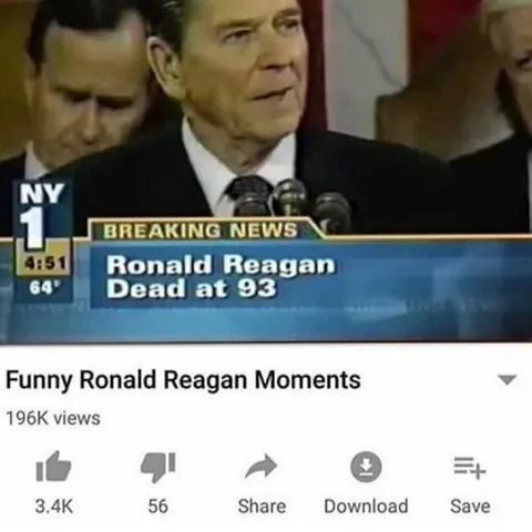 Funny Ronald Reagan Moments