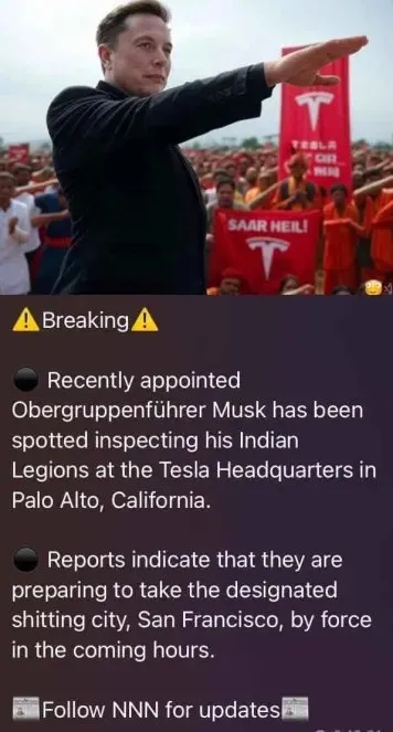 Musk Inspects His Indian Legions