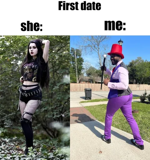 First Date Outfit Mismatch