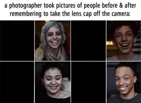 Photographer Forgot the Lens Cap