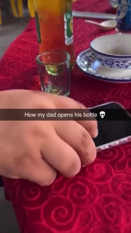 How Dad Opens His Bottle