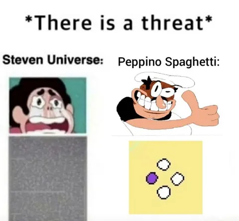 There Is a Threat Steven Universe Peppino