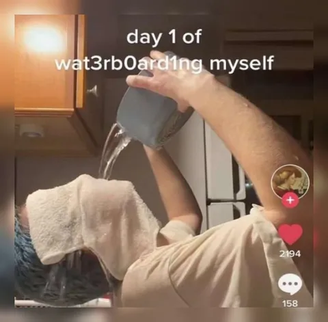 Day 1 Waterboarding Myself