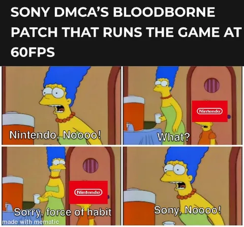 Sony DMCA's Bloodborne 60FPS Patch