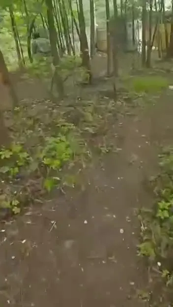 Airsoft Player With a Chainsaw