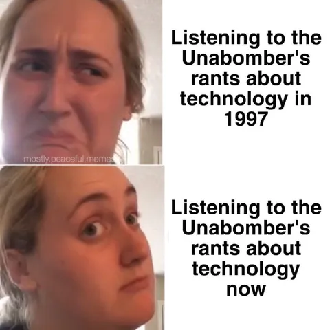 Unabomber Technology Rant Reaction