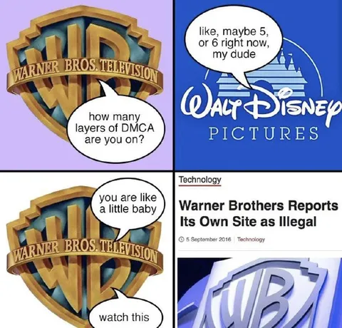 Warner Bros DMCA Layers