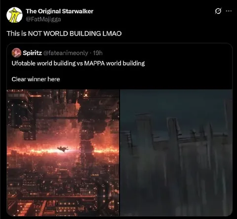 Ufotable vs MAPPA World Building