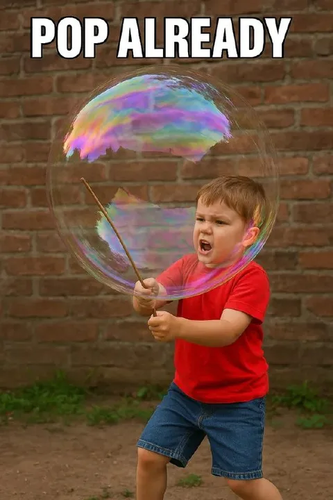 Pop Already Bubble Reaction