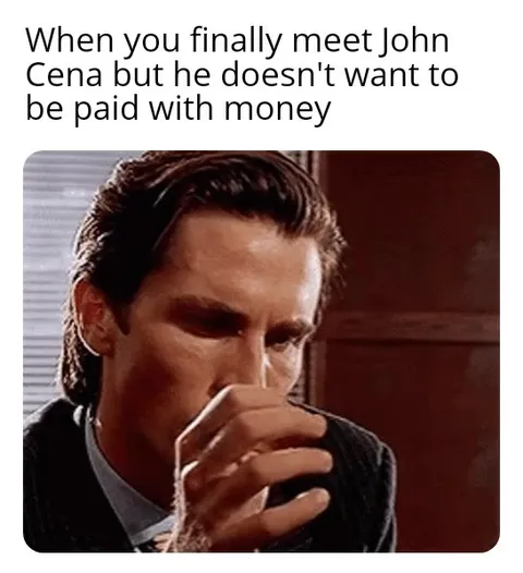 John Cena Rejects Cash Payment