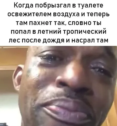 Запах после освежителя воздуха