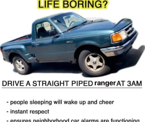 Straight-Piped Ranger at 3AM