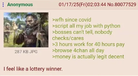 I Feel Like a Lottery Winner