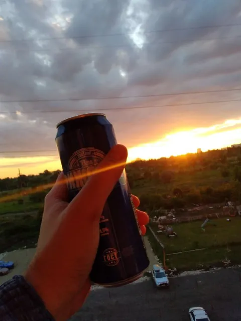 Пиво на закате
