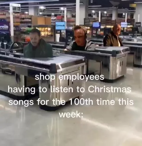 Shop Employees Hear Christmas Songs Again
