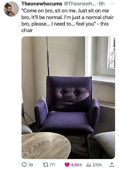 The Chair Needs to Feel You