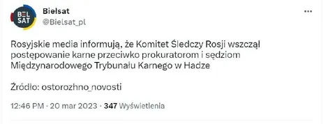 Rosyjski Komitet Śledczy pozywa prokuratorów