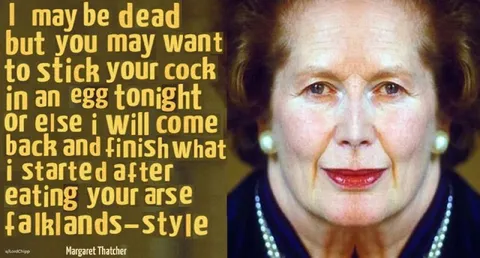 Margaret Thatcher Falklands Warning
