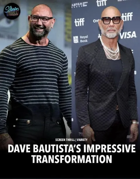 Dave Bautista's Impressive Transformation