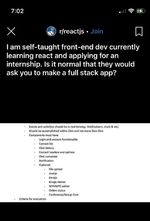 Internship Full Stack Assignment