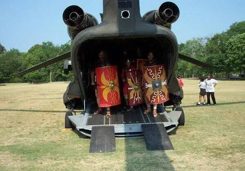 Римский легион высаживается