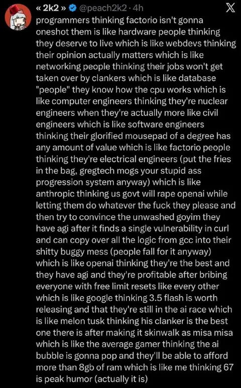 Programmers Thinking Factorio Is Easy