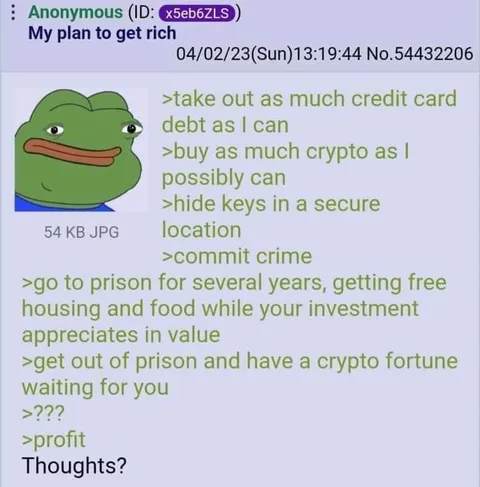 My Plan to Get Rich