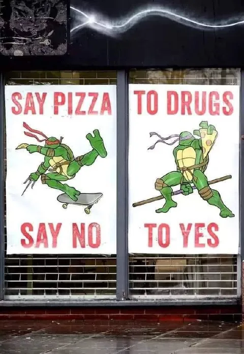 Say Pizza to Drugs