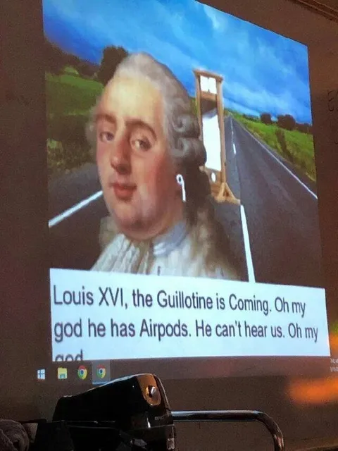 Louis XVI Cannot Hear the Guillotine