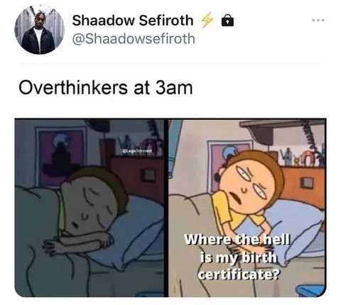 Overthinkers at 3am