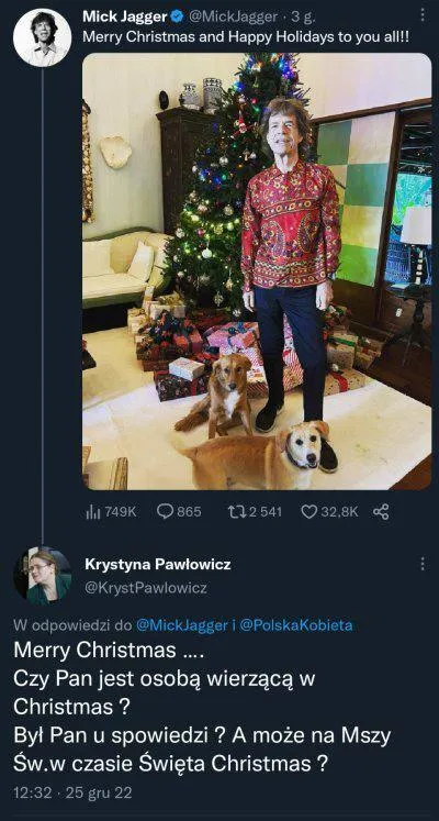 Czy Pan jest osobą wierzącą?