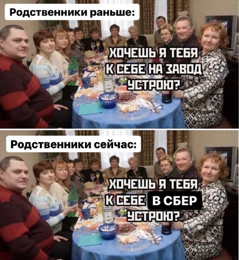 Родственники раньше и сейчас