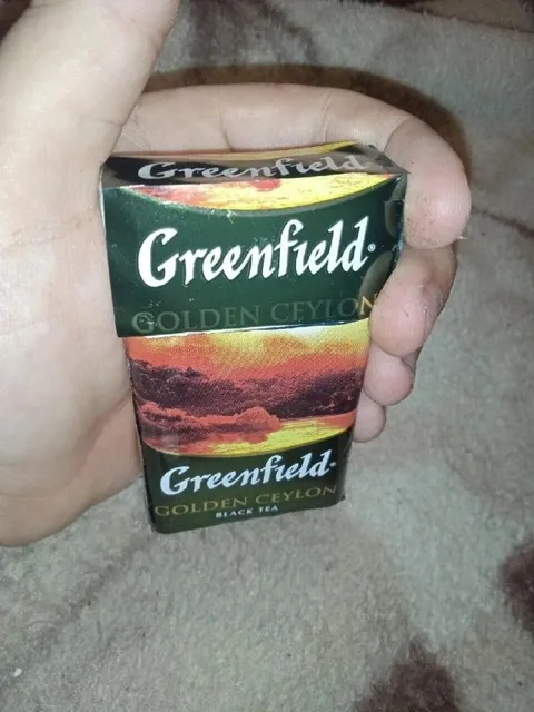 Greenfield Golden Ceylon Tea Box