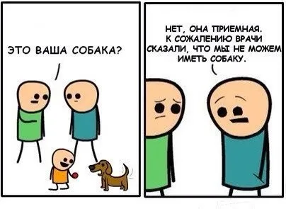 Приёмная собака вместо своей