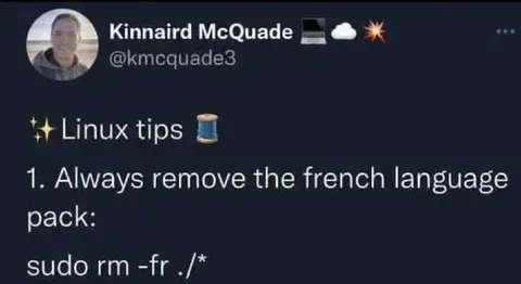 Linux French Language Pack Tip