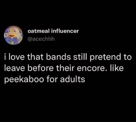 Bands Pretending to Leave Before Encore