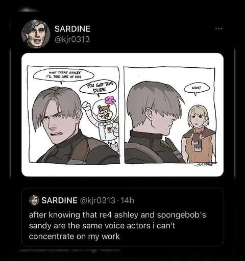 RE4 Ashley and Sandy Same Voice