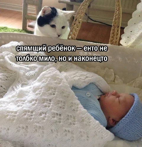 Спящий ребёнок — это мило