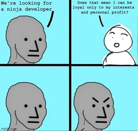 Ninja Developer Profit Question