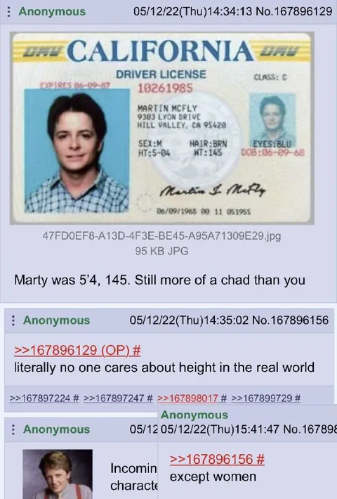 Marty McFly Is Still a Chad