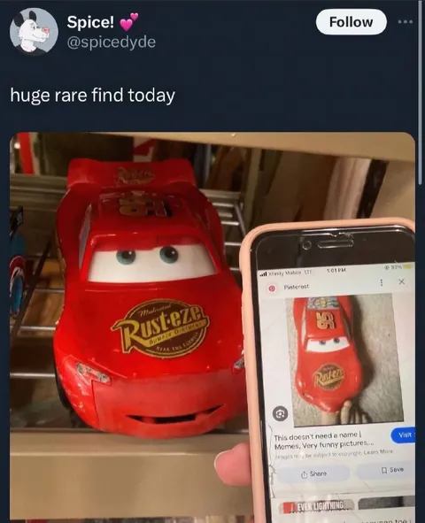 Rare Lightning McQueen Toy Find